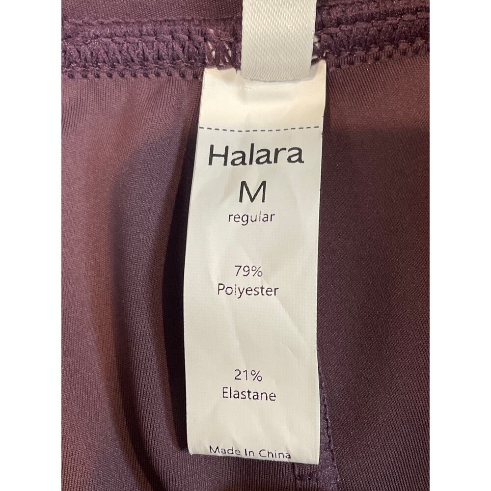 Halara DayStretch Evening Purple High Waisted Straight Leg Pants Size M - Picture 4 of 10